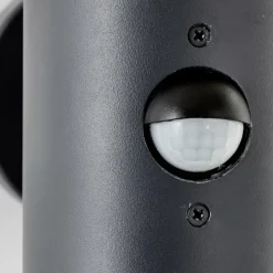 Applique murale d'extérieur Brilliant Cliffi Anthracite, 1 lumière, Détecteur de mouvement