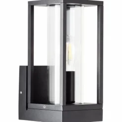 Applique murale d'extérieur Brilliant Dipton Noir, 1 lumière