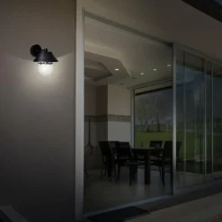 Applique murale d'extérieur Brilliant Stokesley Noir, 1 lumière