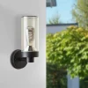 Applique murale d'extérieur Brilliant Masham Noir, 1 lumière