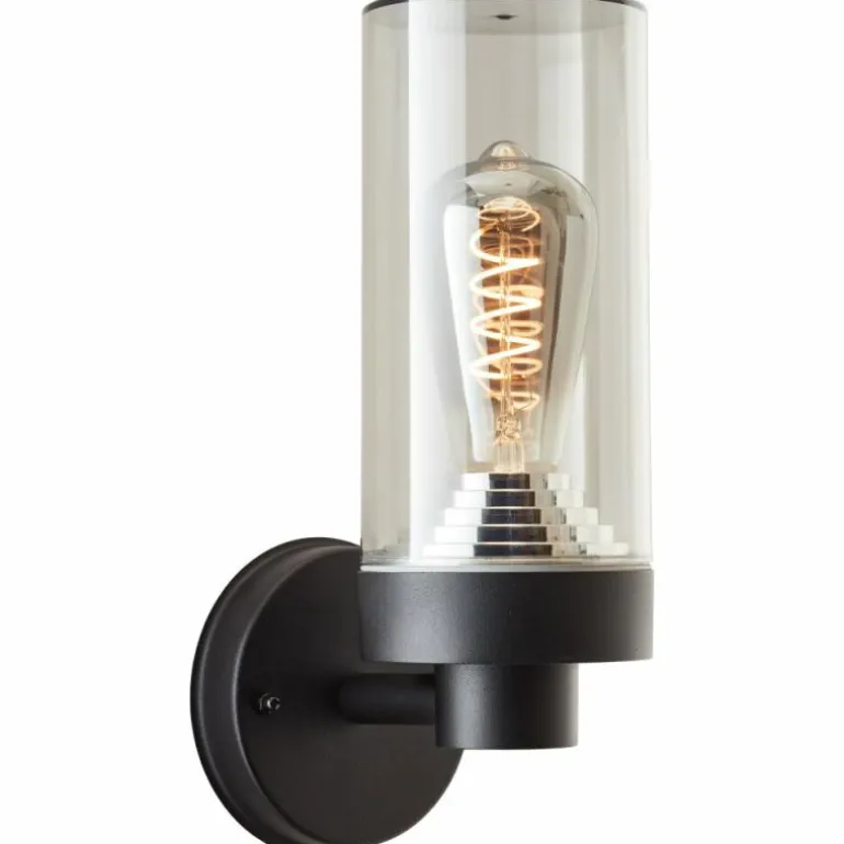 Applique murale d'extérieur Brilliant Masham Noir, 1 lumière