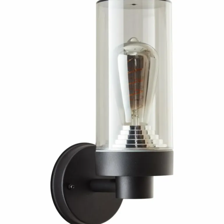 Applique murale d'extérieur Brilliant Masham Noir, 1 lumière