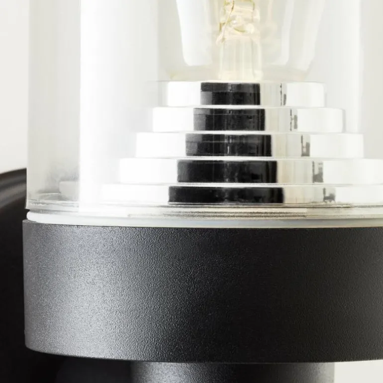 Applique murale d'extérieur Brilliant Masham Noir, 1 lumière