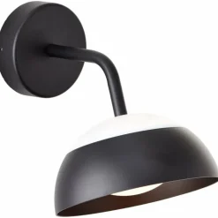 Applique murale d'extérieur Brilliant Matfen LED Noir, 1 lumière