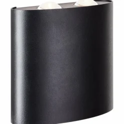 Applique murale d'extérieur Brilliant Tursdale LED Noir, 4 lumières