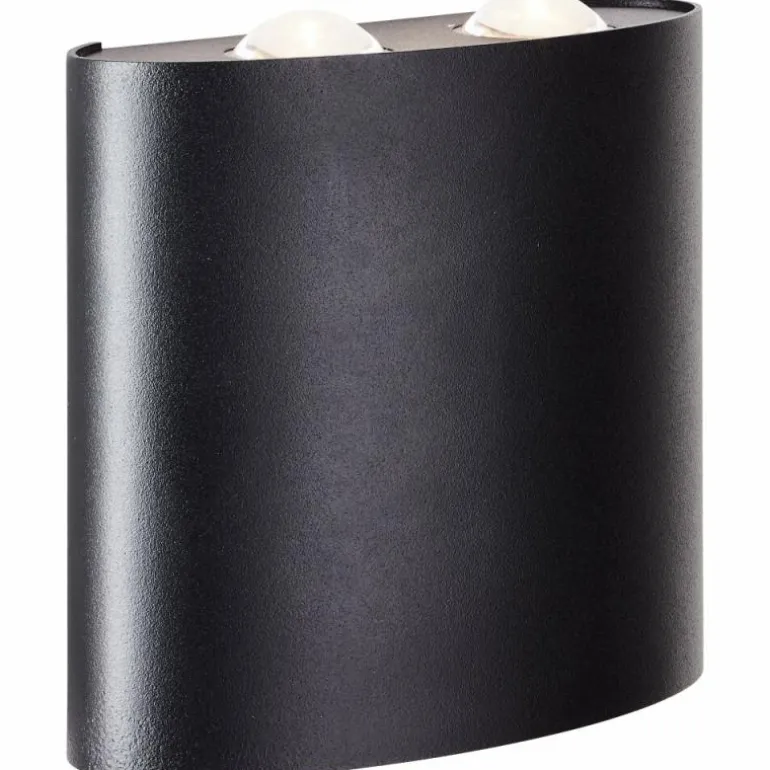 Applique murale d'extérieur Brilliant Tursdale LED Noir, 4 lumières