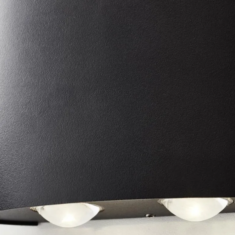 Applique murale d'extérieur Brilliant Tursdale LED Noir, 4 lumières