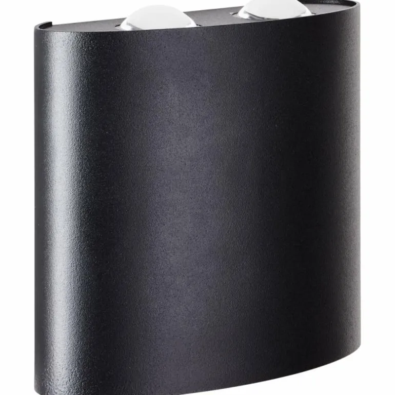 Applique murale d'extérieur Brilliant Tursdale LED Noir, 4 lumières