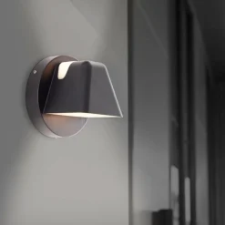 Applique murale d'extérieur Brilliant Scorton LED Noir, 2 lumières