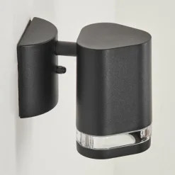 Applique murale d'extérieur Amyton Noir, 1 lumière