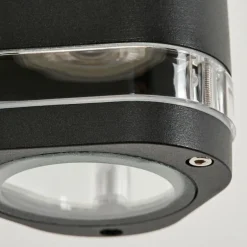 Applique murale d'extérieur Amyton Noir, 1 lumière