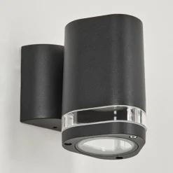 Applique murale d'extérieur Amyton Noir, 1 lumière