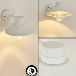 Applique murale d'extérieur Pumiri LED Blanc, 1 lumière
