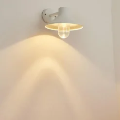 Applique murale d'extérieur Pumiri LED Blanc, 1 lumière