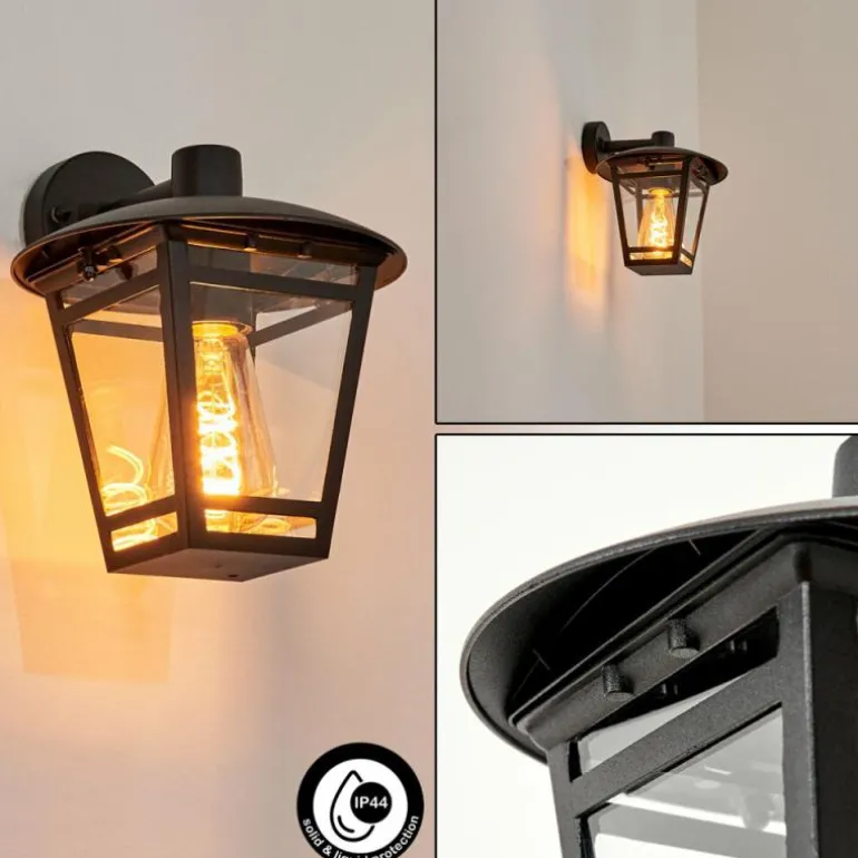 Applique murale d'extérieur Ausipar Noir, 1 lumière