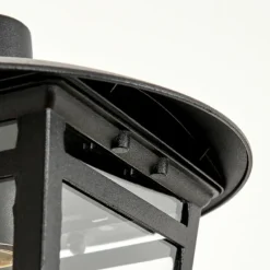 Applique murale d'extérieur Ausipar Noir, 1 lumière