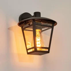 Applique murale d'extérieur Ausipar Noir, 1 lumière