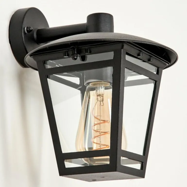 Applique murale d'extérieur Ausipar Noir, 1 lumière