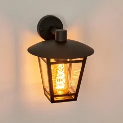 Applique murale d'extérieur Ausipar Noir, 1 lumière