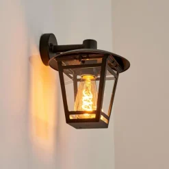 Applique murale d'extérieur Ausipar Noir, 1 lumière