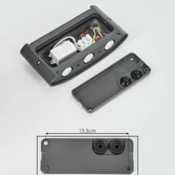 Applique murale d'extérieur Trapatrapa LED Anthracite, 6 lumières