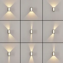 Applique murale d'extérieur Hoods LED Anthracite, 3 lumières