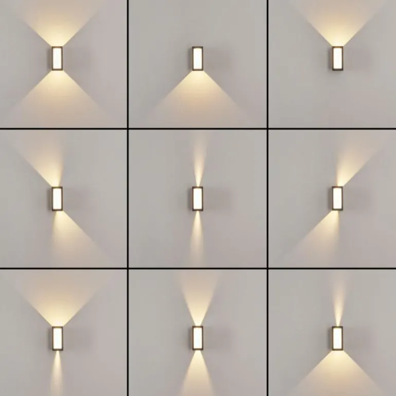 Applique murale d'extérieur Hoods LED Anthracite, 3 lumières