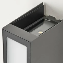 Applique murale d'extérieur Hoods LED Anthracite, 3 lumières