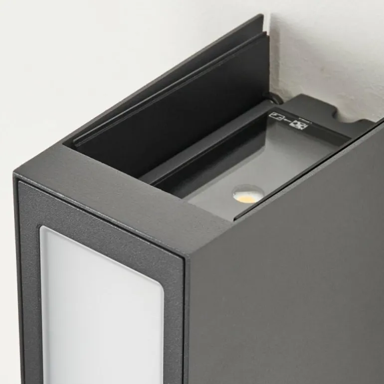 Applique murale d'extérieur Hoods LED Anthracite, 3 lumières