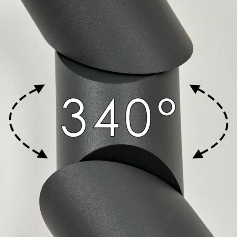 Applique murale d'extérieur Hoods LED Anthracite, Blanc, 1 lumière