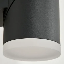 Applique murale d'extérieur Hoods LED Anthracite, Blanc, 1 lumière