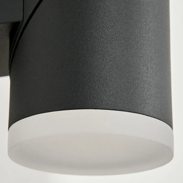 Applique murale d'extérieur Hoods LED Anthracite, Blanc, 1 lumière