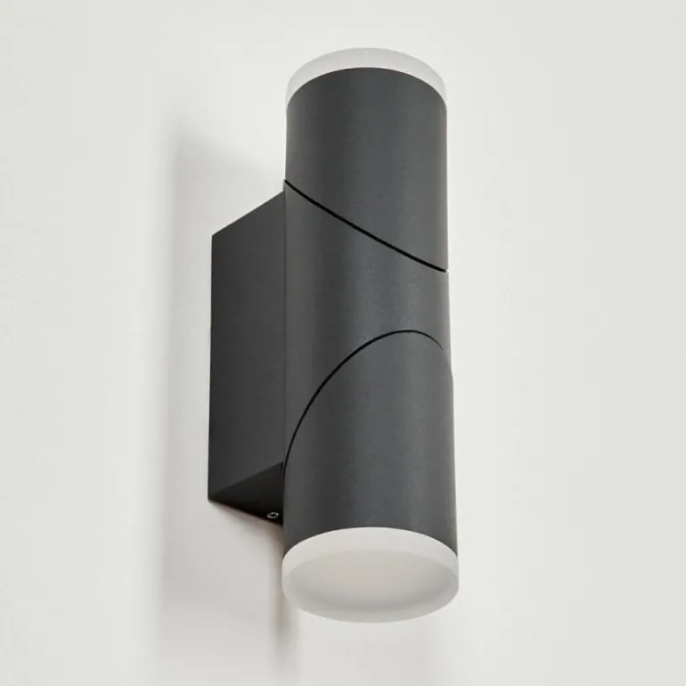 Applique murale d'extérieur Hoods LED Anthracite, Blanc, 1 lumière