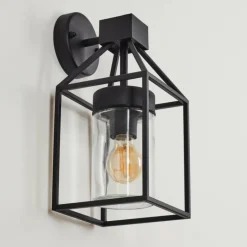 Applique murale d'extérieur Fiskenes Noir, 1 lumière