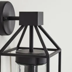 Applique murale d'extérieur Fiskenes Noir, 1 lumière