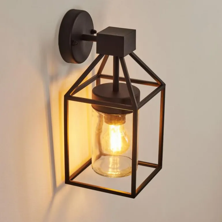 Applique murale d'extérieur Fiskenes Noir, 1 lumière