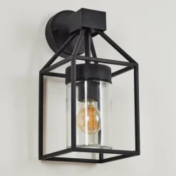 Applique murale d'extérieur Fiskenes Noir, 1 lumière