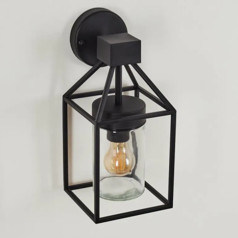 Applique murale d'extérieur Fiskenes Noir, 1 lumière