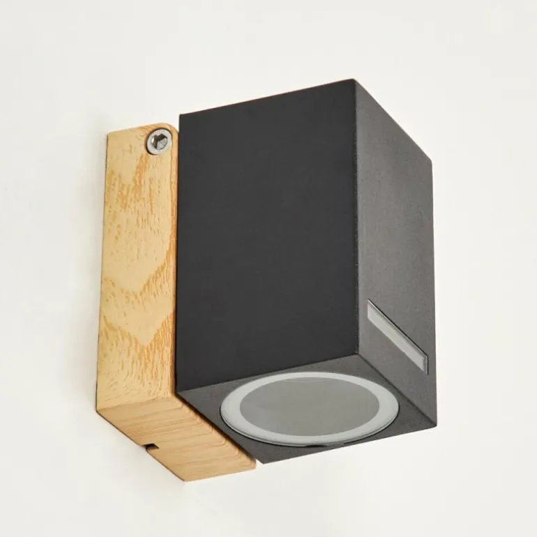 Applique murale d'extérieur Auchac Couleur bois, Écru, 1 lumière