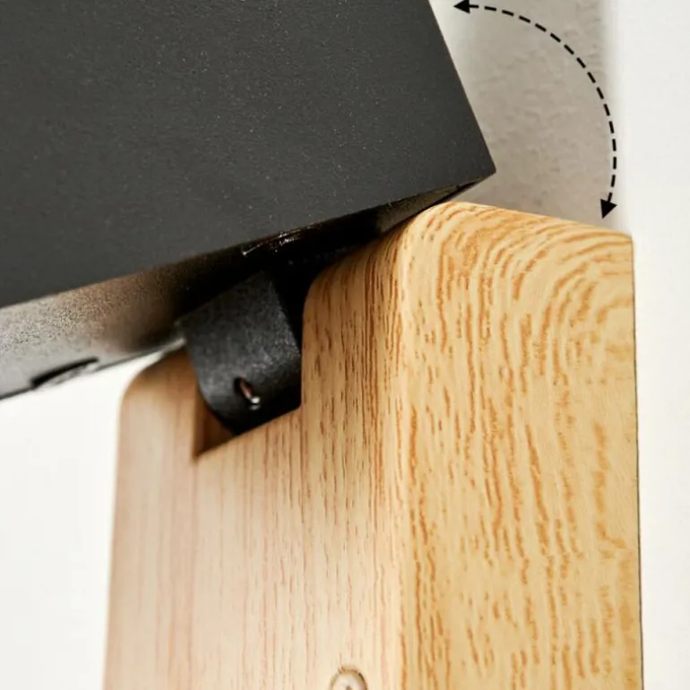 Applique murale d'extérieur Auchac Couleur bois, Écru, 1 lumière