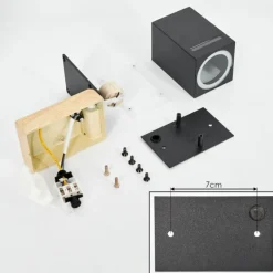 Applique murale d'extérieur Auchac Couleur bois, Écru, 1 lumière