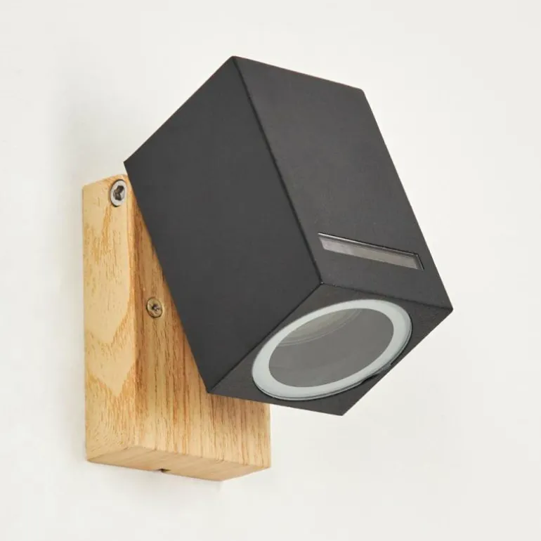 Applique murale d'extérieur Auchac Couleur bois, Écru, 1 lumière