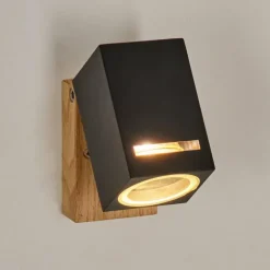 Applique murale d'extérieur Auchac Couleur bois, Écru, 1 lumière