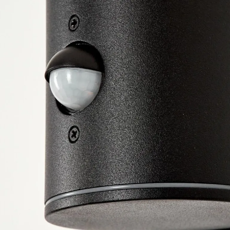 Applique murale d'extérieur Caragua Anthracite, 1 lumière, Détecteur de mouvement