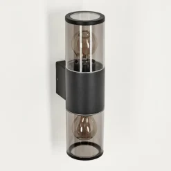 Applique murale d'extérieur Caragua Anthracite, 2 lumières