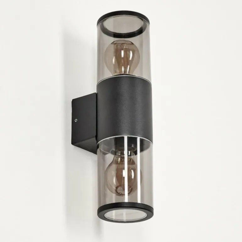 Applique murale d'extérieur Caragua Anthracite, 2 lumières