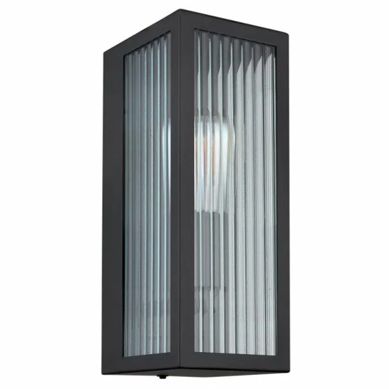 Applique murale d'extérieur Globo GUNDULA Noir, 1 lumière