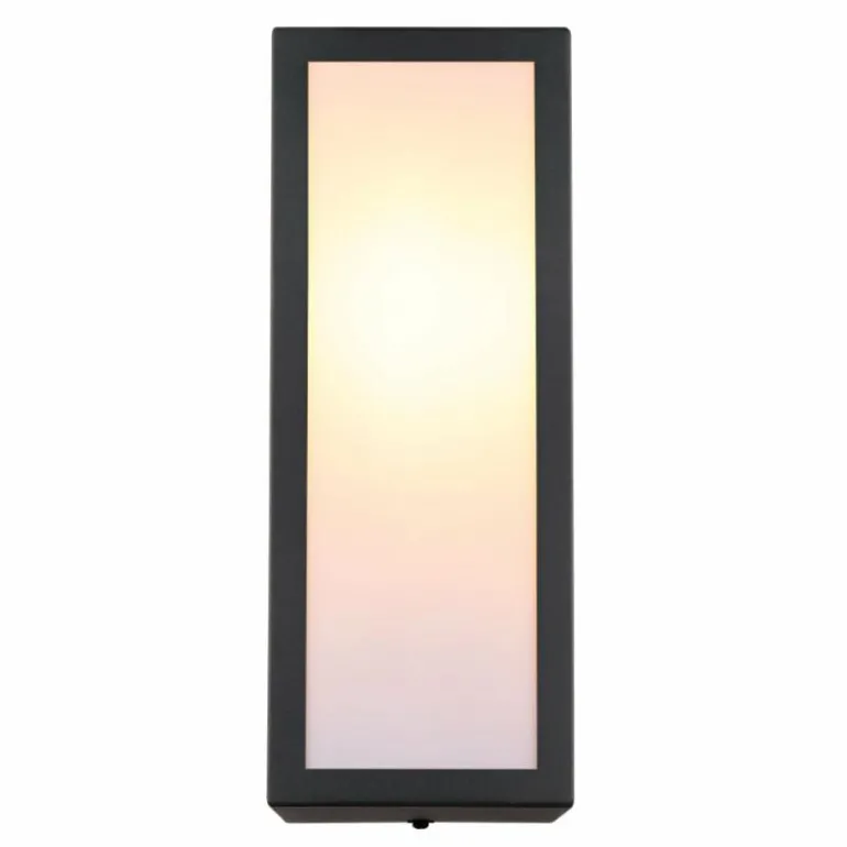 Applique murale d'extérieur Globo GUNDULA Noir, 1 lumière