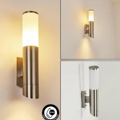 Applique murale d'extérieur Lartigue Acier inoxydable, 2 lumières