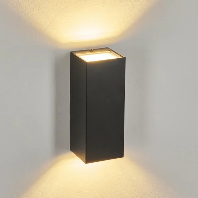 Applique murale d'extérieur Bogachie LED Noir, 1 lumière